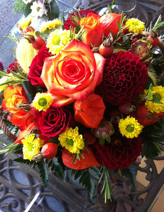 La Rose d'Or - L'arrangement floral