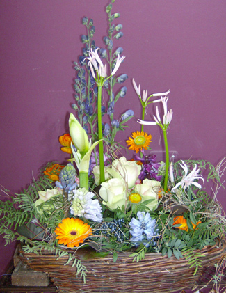 La Rose d'Or - L'arrangement floral