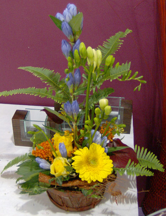 La Rose d'Or - L'arrangement floral