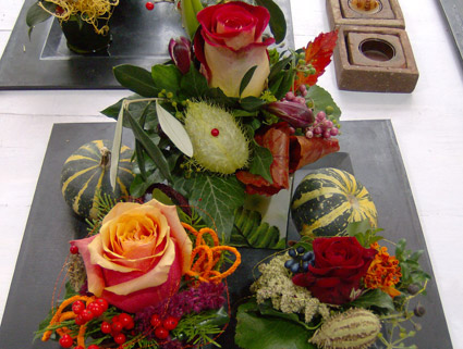 La Rose d'Or - L'arrangement floral