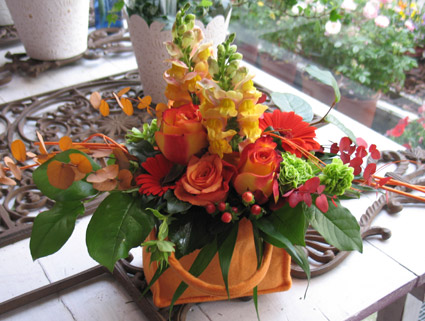 La Rose d'Or - L'arrangement floral