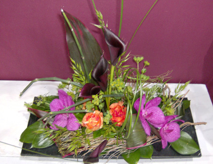 La Rose d'Or - L'arrangement floral