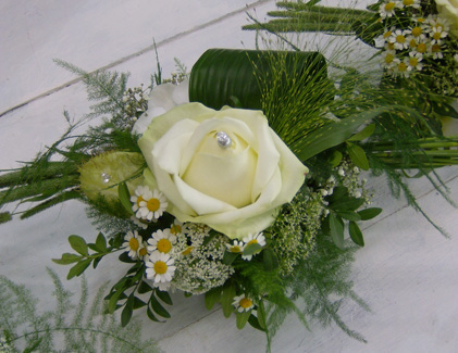 La Rose d'Or - L'arrangement floral