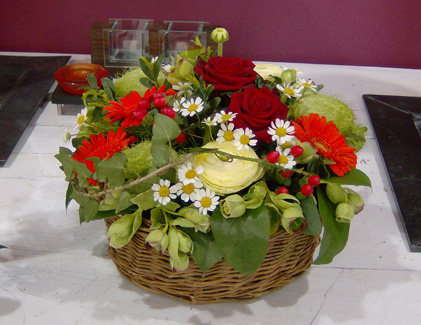 La Rose d'Or - L'arrangement floral