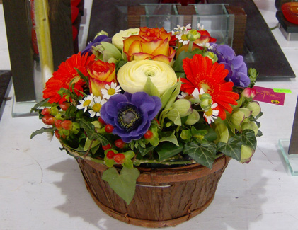 La Rose d'Or - L'arrangement floral